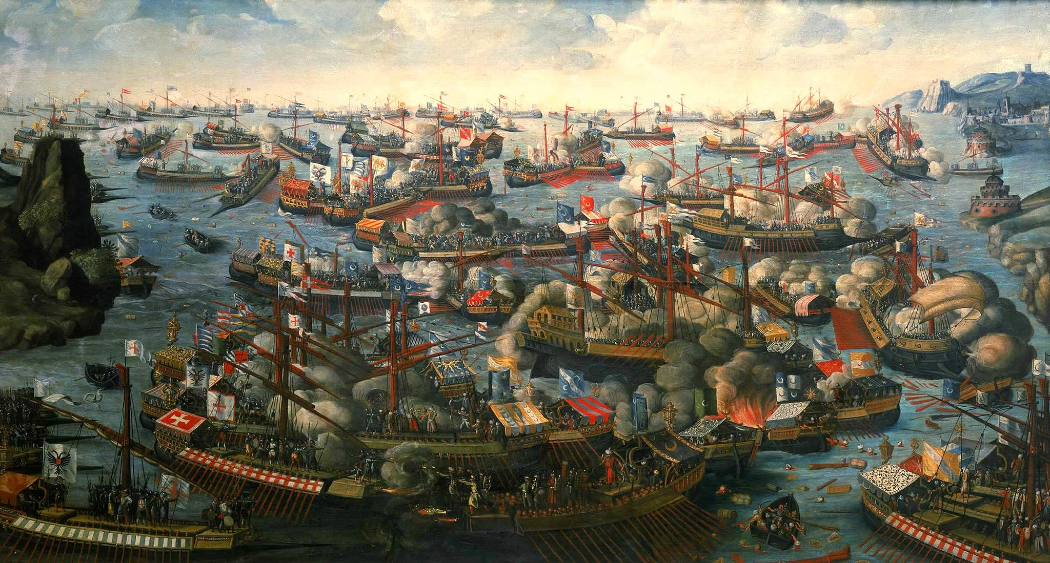 Battle of Lepanto, public domain Wikimedia.org